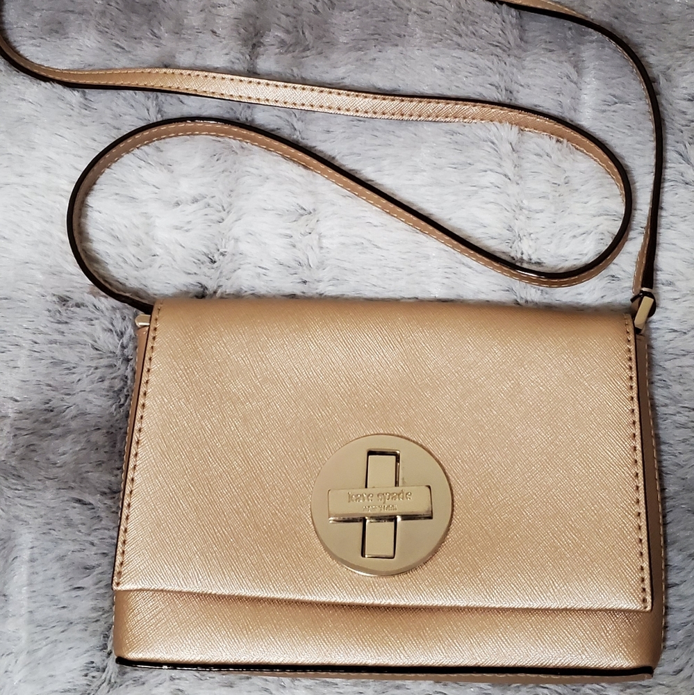 Kate spade Gold metallic